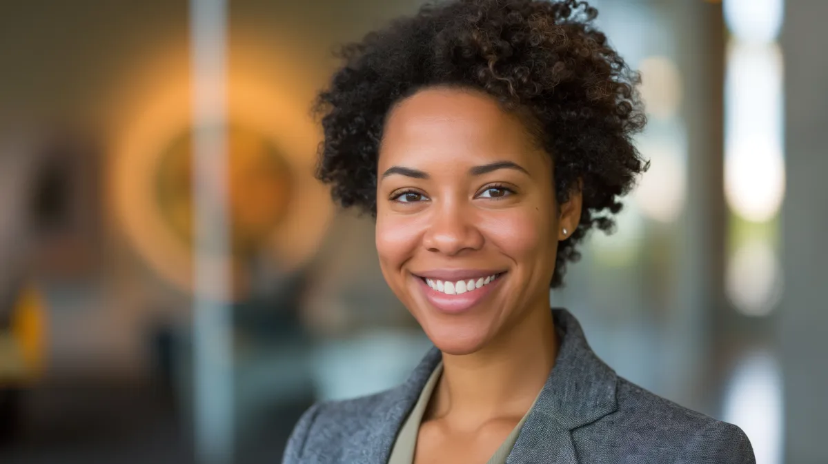 Ana Freitas em ambiente de trabalho